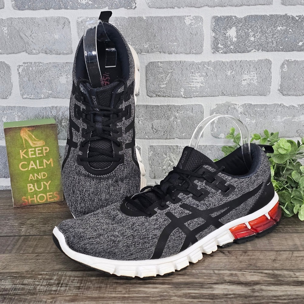 Asics Gel-Quantum 90 Mens Running Shoes Black Grey 1021A123 Size 11.5